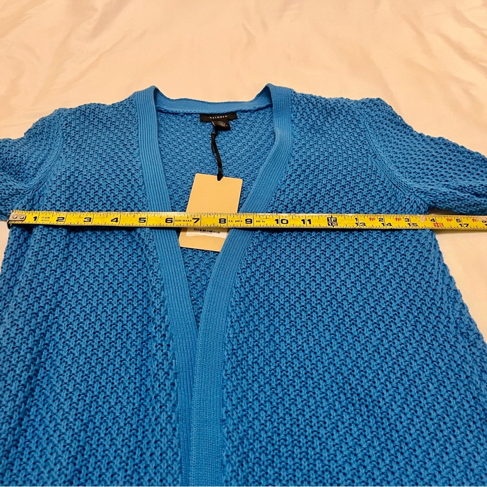 Halogen Blue Cardigan Sweater From Nordstrom NWT - Picture 3 of 7